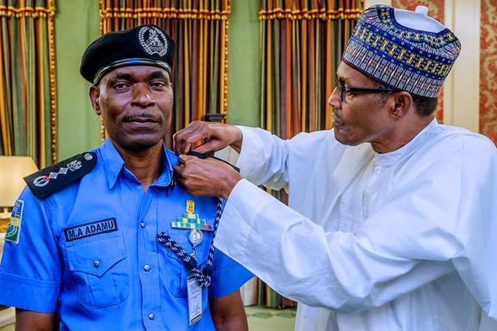 Just in: Buhari Decorates Mohammed Adamu As IGP