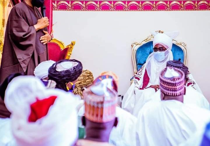 Gbajabiamila visits Zazzau, Commiserates With Emir Over death of Princes