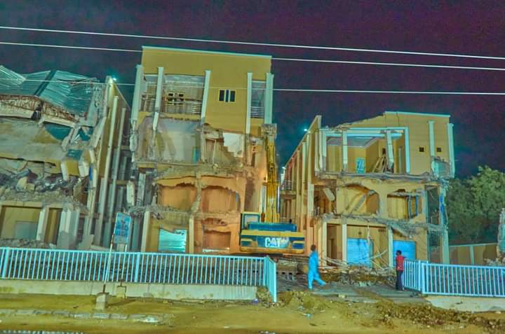 Abba Yusuf Administration Begins Demolition of Illegal Structure in Kano