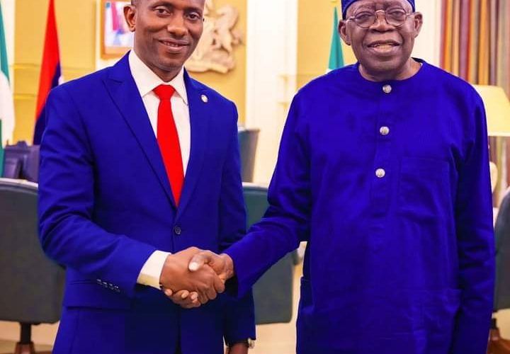 Tinubu Meets Acting EFCC Chairman, Chukkol