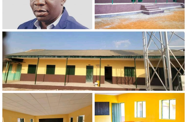 Podo Constructs Classrooms, Provides Educational Facilities, Drills Boreholes in Ilorin South Schools