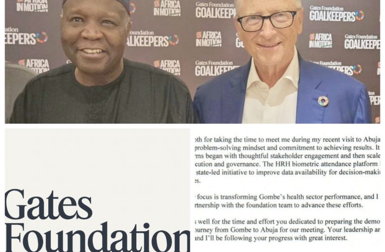 Bill Gates Writes Gombe Governor, Applauds State’s Innovative Health Sector Reforms