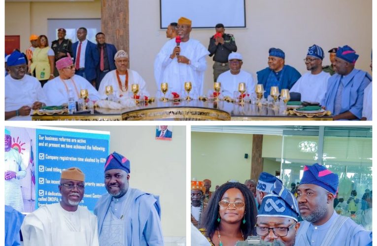 Humanitarian Affairs Minister Visits Ondo Governor, Acknowledges Jasper Adeleye’s Contributions