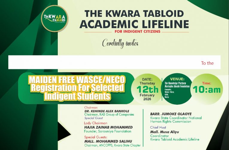 Kwara Tabloid Introduces Free WAEC Registration for Indigent Students