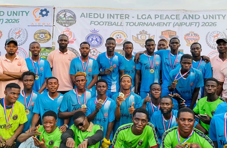Kwara: Kolobigi FC Wins AIEDU Inter-LG Peace and Unity Football Tournament