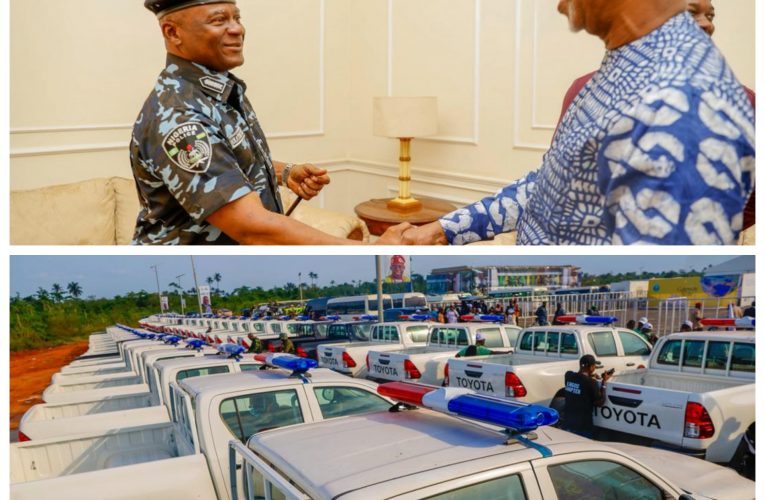 IGP Disu Unveils New Security Fleet, Commends Ogun Govt
