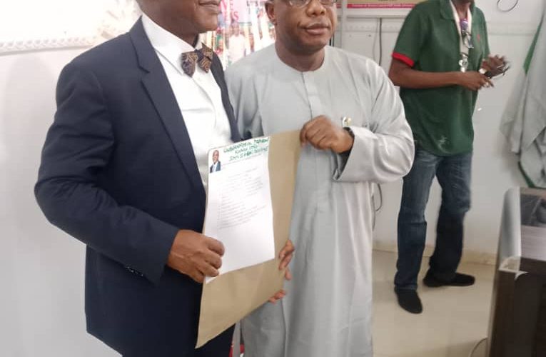 Sheni Ibiwoye Submits PDP Guber Nomination Forms
