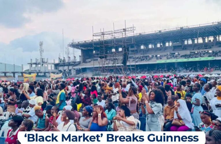 Nollywood Sets New World Record As Over 50,000 Watch BLACK MARKET in Lagos