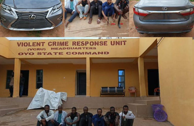VCRU Hunts Down Ibadan Car Snatchers, Uncovers Cross-Border Crime Network