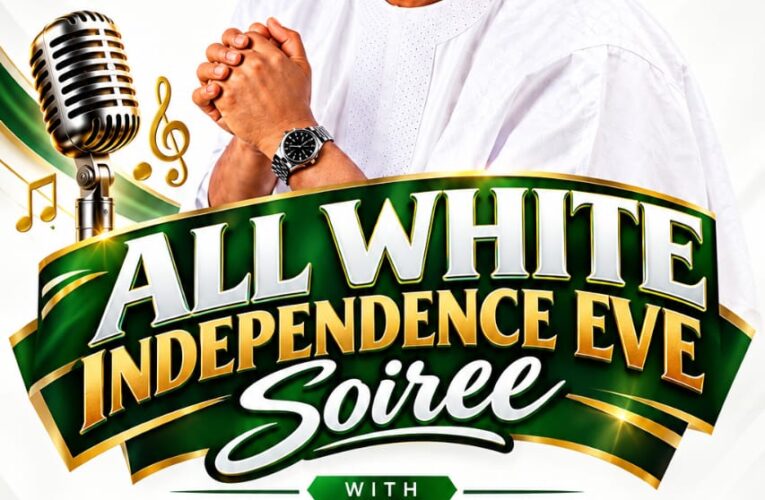Aroma House of Grills Set  for‘All White Independence Eve Soiree’ Featuring Lanre Teriba