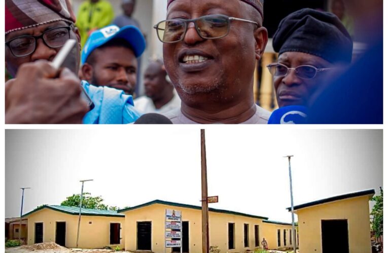 Senator Ashiru Commissions 48 Shop Stalls in Oro, Urges Kwarans To Keep Faith With APC