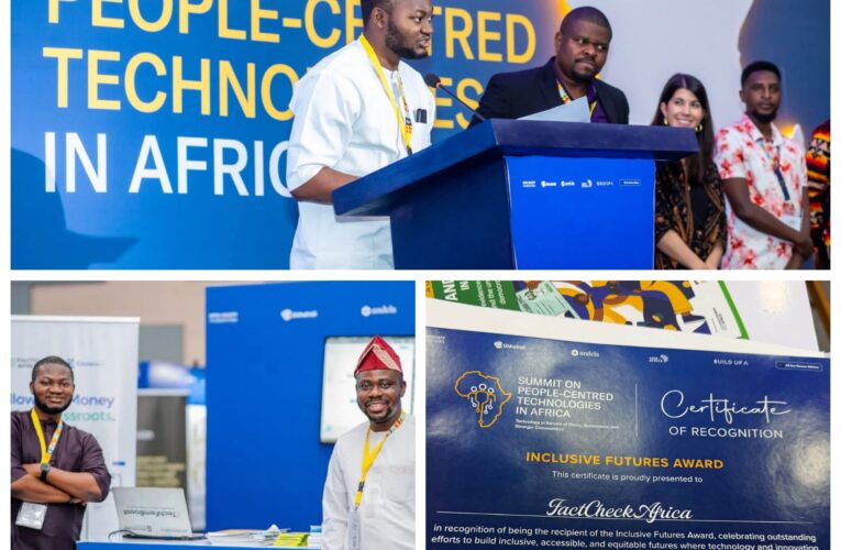 FactCheckAfrica Wins Inclusive Future Award at Tech Summit in Kenya